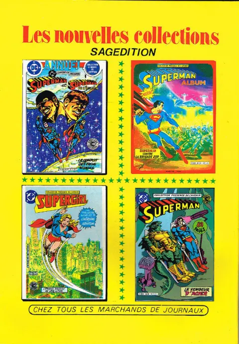Verso de l'album Supergirl 2 Cataclysme sur Chicago !
