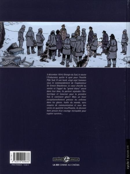 Verso de l'album Sur les bords du monde Tome 1 L'odyssée de Sir Ernest Shackleton
