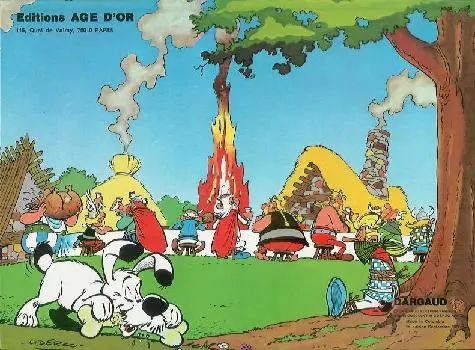 Verso de l'album Astérix Tome 3 Les voyages d'astérix le gaulois