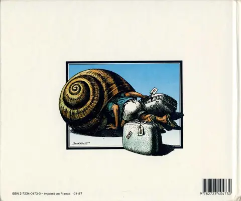 Verso de l'album Les vacances