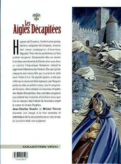 Verso de l'album Les Aigles décapitées Tome 8 La marque de Nolwenn