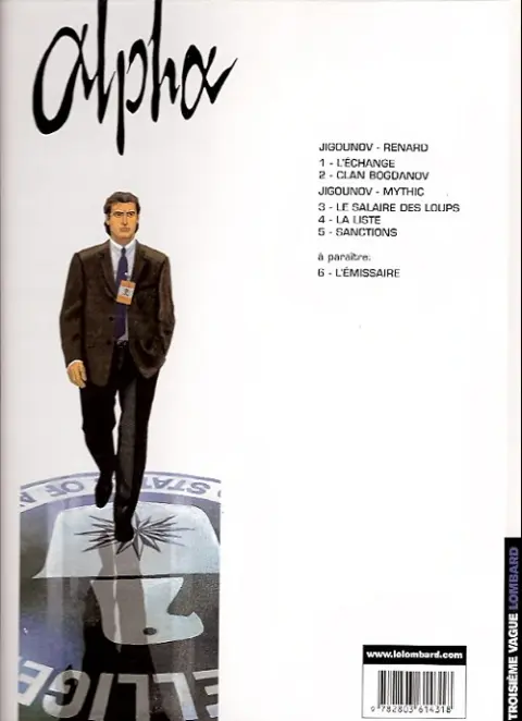 Verso de l'album Alpha Tome 2 Clan Bogdanov