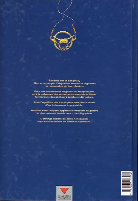 Verso de l'album Aquablue Tome 3 Le Mégophias