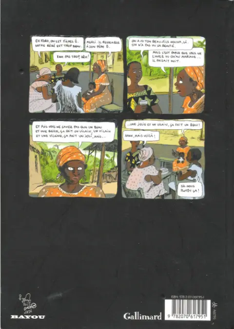 Verso de l'album Aya de Yopougon Tome 2