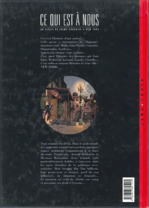 Verso de l'album Ce qui est à nous Tome 2 La mort d'Herman Rosenthal