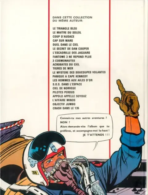 Verso de l'album Les aventures de Dan Cooper Tome 7 L'escadrille des Jaguars