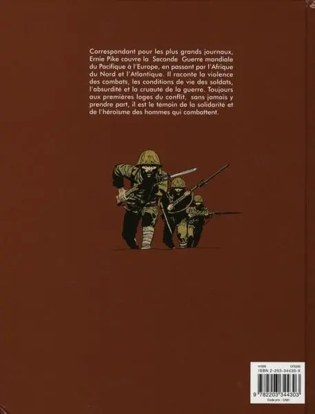 Verso de l'album Ernie Pike Tome 3