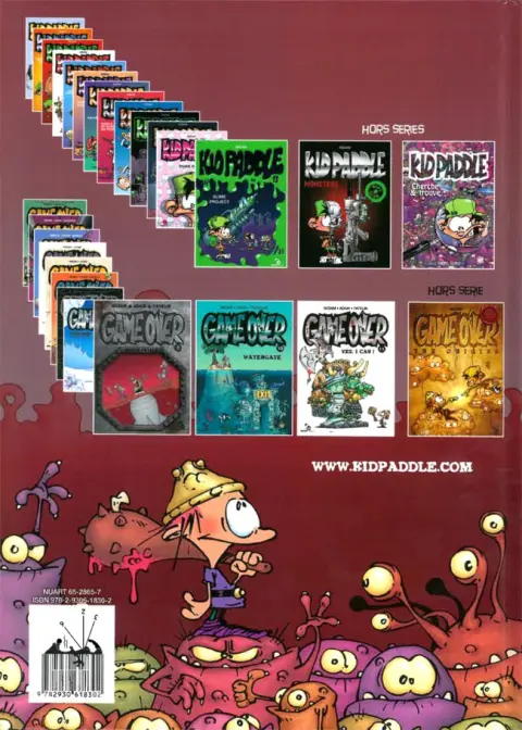 Verso de l'album Game over Tome 9 Bomba Fatale