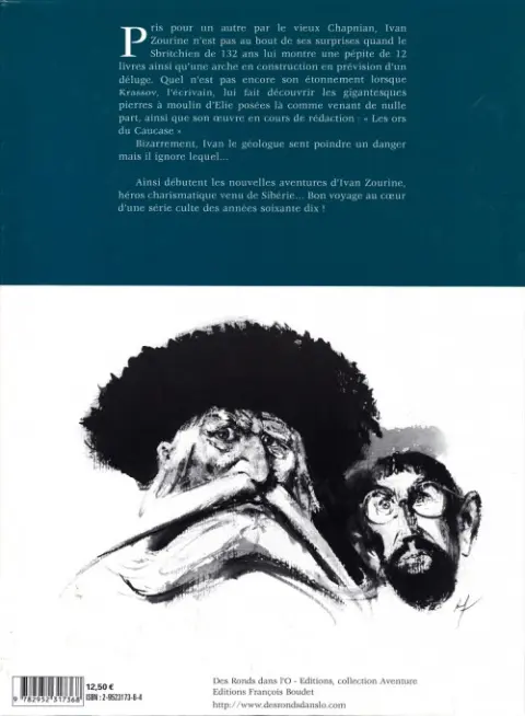 Verso de l'album Ivan Zourine Tome 2 Les Ors du Caucase