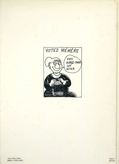 Verso de l'album J'étais un sale phallocrate