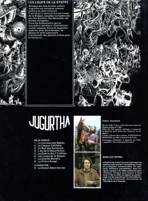 Verso de l'album Jugurtha Tome 6 Les loups de la steppe