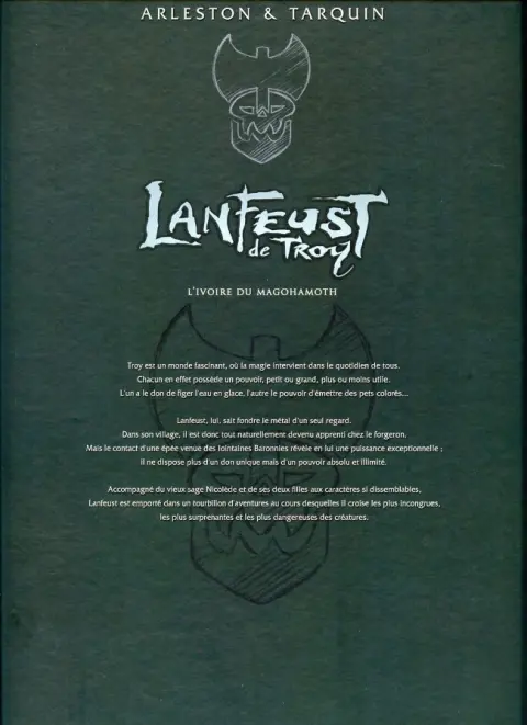 Verso de l'album Lanfeust de Troy Tome 2 Thanos l'incongru