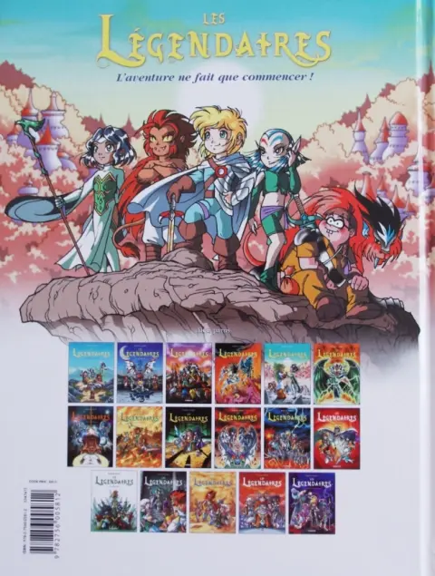 Verso de l'album Les Légendaires Tome 8 Griffes et plumes