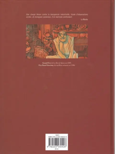 Verso de l'album Léon la Came Tome 1