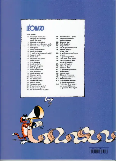 Verso de l'album Léonard Tome 6 Génie en balade