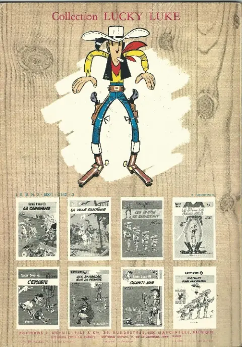 Verso de l'album Lucky Luke Tome 3 Arizona