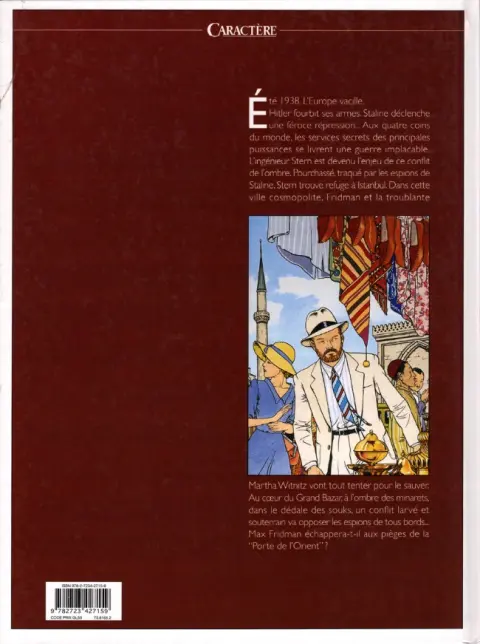 Verso de l'album Les aventures de Max Fridman Tome 2 La porte d'Orient