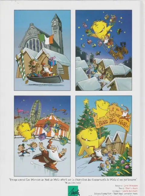 Verso de l'album Petit Père Noël Tome 1 Bonjour Petit Père Noël