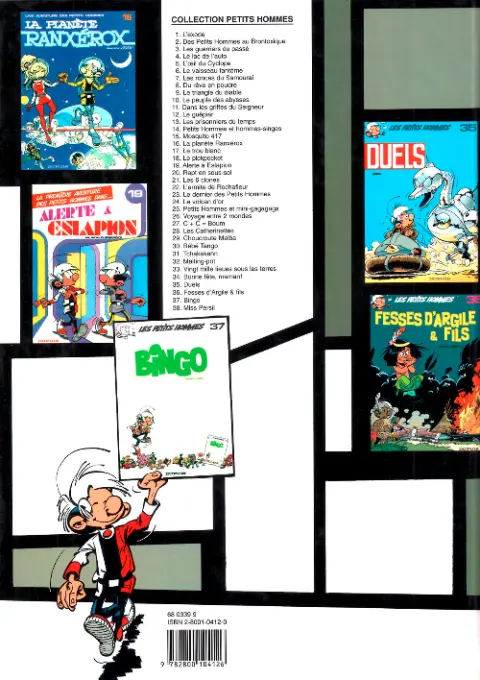 Verso de l'album Les Petits hommes Tome 3 Les guerriers du passé
