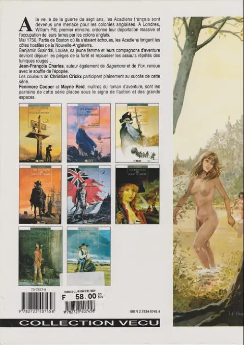 Verso de l'album Les Pionniers du Nouveau Monde Tome 3 Le champ d'en-haut