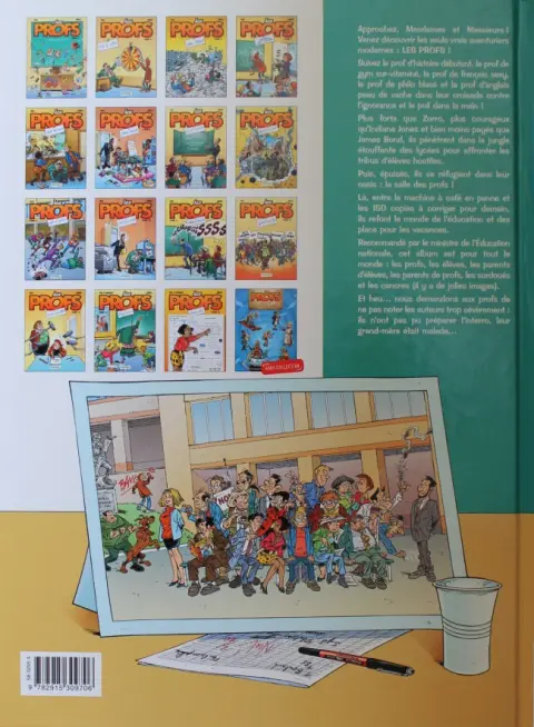 Verso de l'album Les Profs Tome 7 Mise en examen