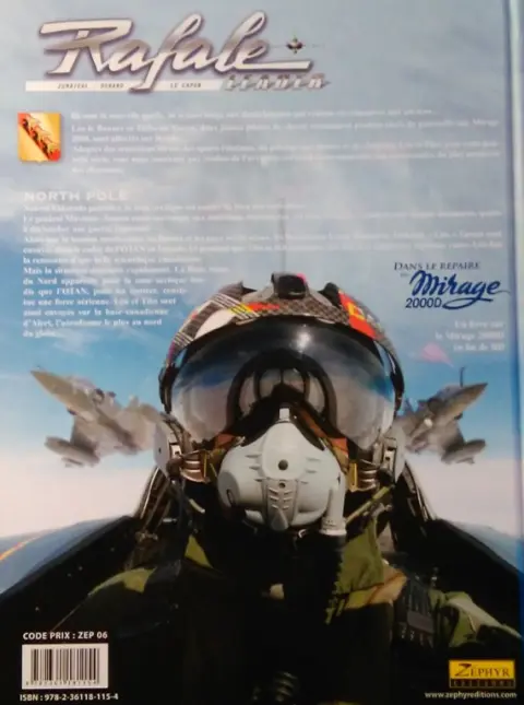 Verso de l'album Rafale leader Tome 3 North Pole