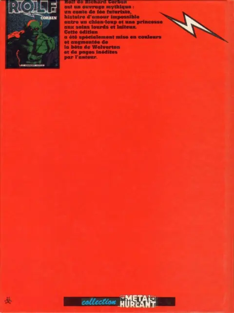 Verso de l'album Rolf