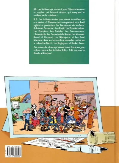 Verso de l'album La Bande à Bamboo Tome 3