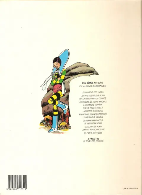 Verso de l'album Le Vagabond des Limbes Tome 2 L'empire des soleils noirs