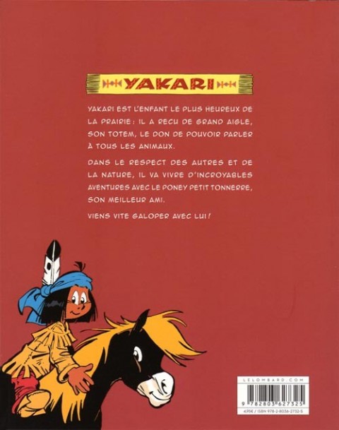 Verso de l'album Yakari Tome 10 Le grand terrier