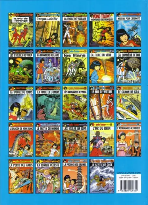 Verso de l'album Yoko Tsuno Tome 4 Aventures électroniques