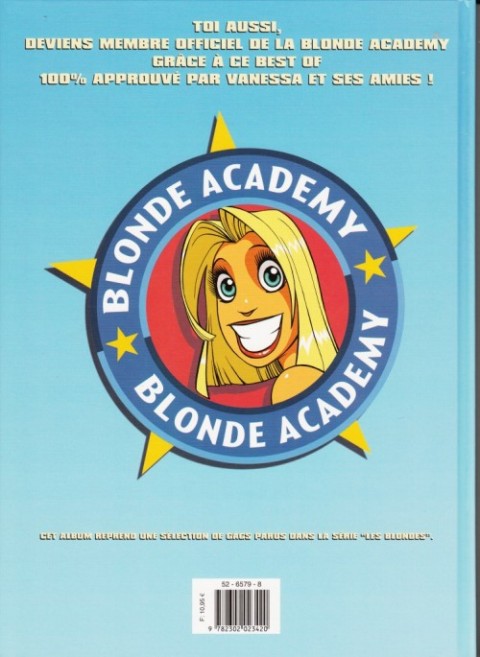 Verso de l'album Les Blondes Blondes Academy