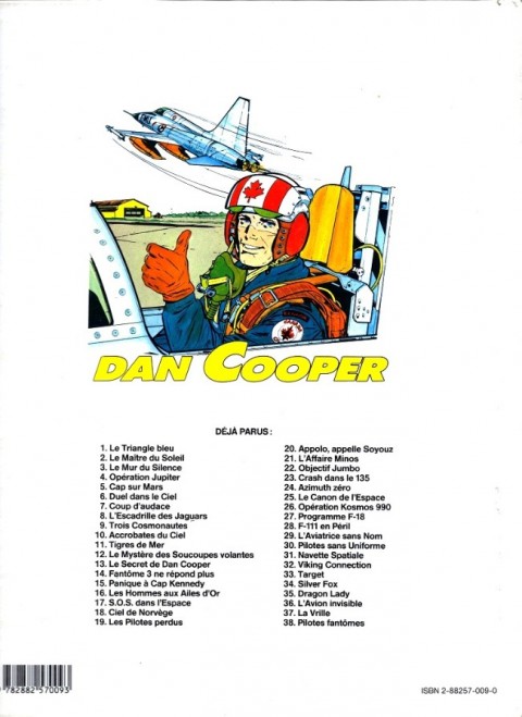 Verso de l'album Les aventures de Dan Cooper Tome 39 L'otage du Clémenceau