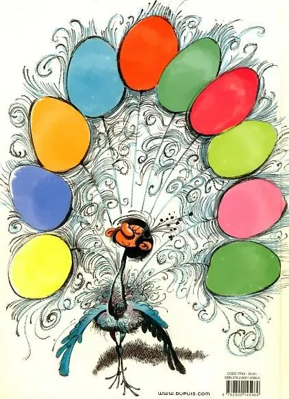 Verso de l'album Gaston Tome 16 Lagaffe mérite des baffes