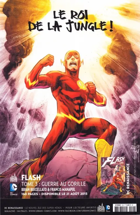 Verso de l'album Justice League Saga #22