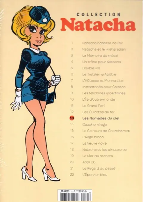Verso de l'album Natacha - La Collection Tome 13 Les nomades du ciel