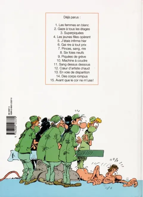 Verso de l'album Les Femmes en Blanc Tome 15 Avant que le cor ne m'use !
