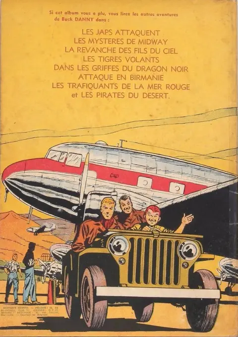 Verso de l'album Buck Danny Tome 9 Les gangsters du pétrole
