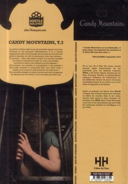 Verso de l'album Candy Mountains Tome 2