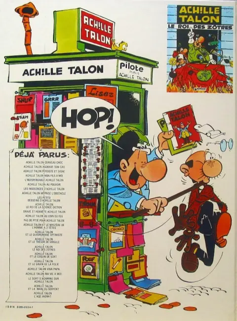 Verso de l'album Achille Talon Tome 14 Achille Talon et le mystère de l'homme à deux têtes