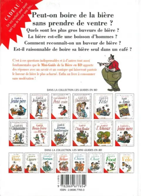 Verso de l'album Le Mini-guide ... Tome 14 Le mini-guide de la bière