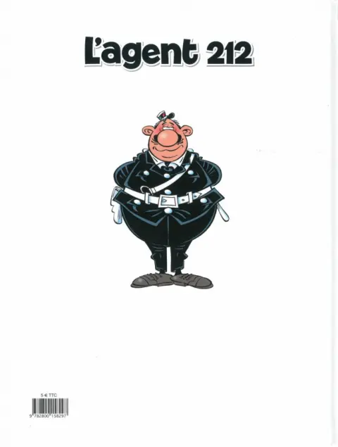 Verso de l'album L'Agent 212 Tome 23 Poulet en gelée