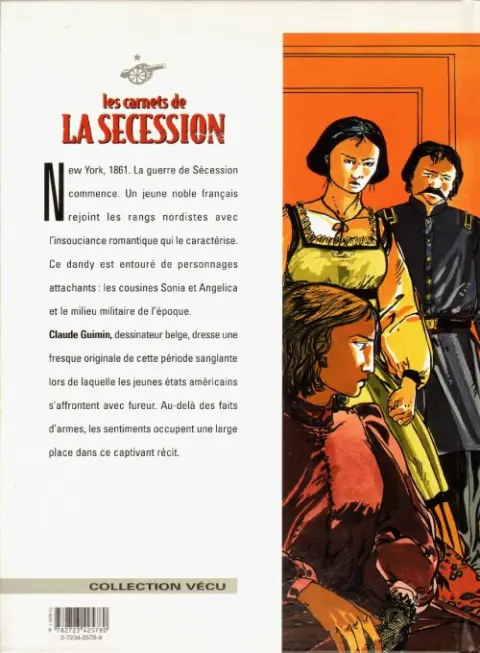 Verso de l'album Les Carnets de la Sécession Tome 1 Le bal des dupes