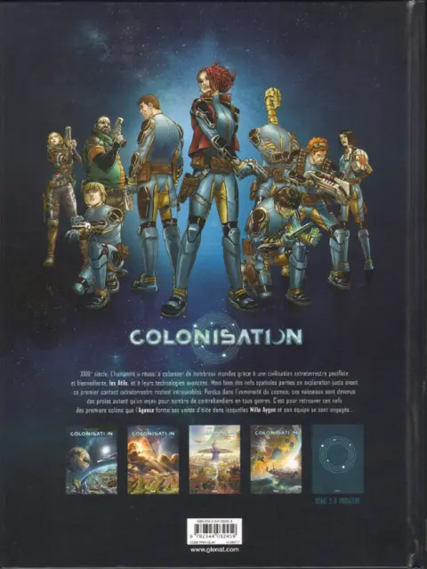 Verso de l'album Colonisation Tome 4