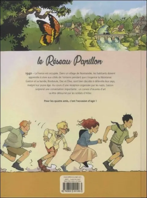 Verso de l'album Le Réseau Papillon Tome 1 Aux arts, citoyens !
