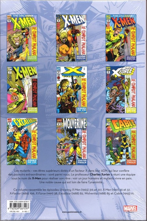 Verso de l'album X-Men L'intégrale Tome 39 1994 (III)