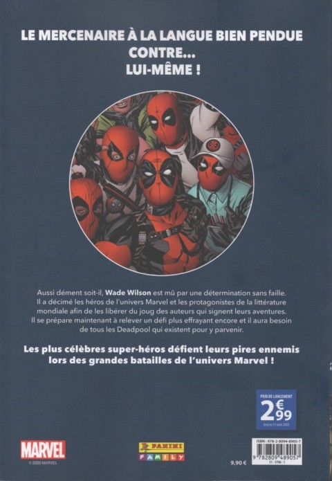 Verso de l'album Marvel - Les Grandes Batailles Tome 3 Deadpool VS Deadpool