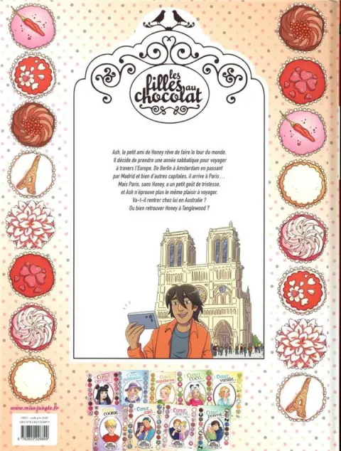 Verso de l'album Les Filles au chocolat Tome 10 Cœur piment