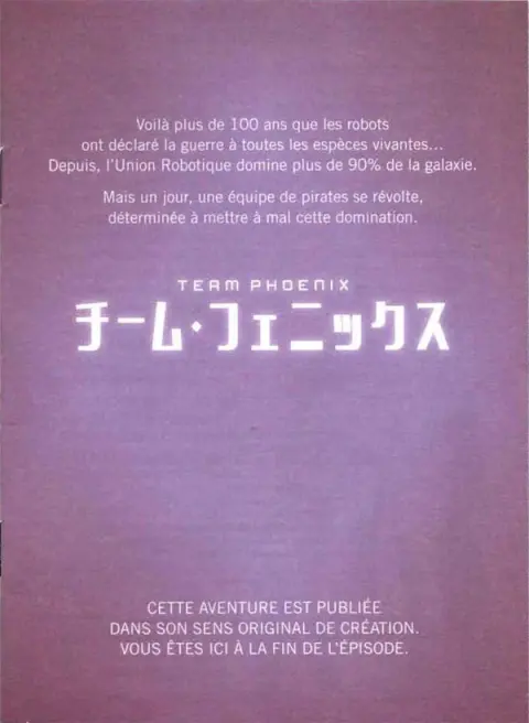Verso de l'album Team Phoenix 2