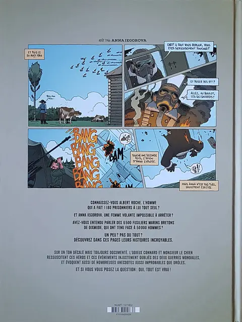 Verso de l'album Le petit théâtre des opérations 1 Faits d'armes impensables mais bien rééls...
